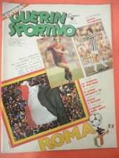 Guerin Sportivo n 19 1983 Scudetto Roma Poster Falcao/PLatinì Film Boxe  /G1/