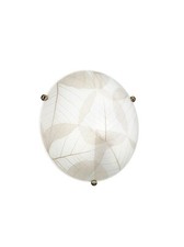 Plafoniera a soffitto in vetro