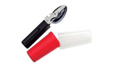 Set Posate da Campeggio Inox 5 Usi con contenitore in plastica Ausonia