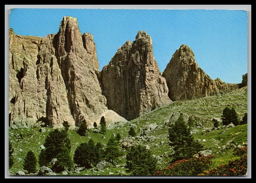 Cartolina torri del sella - del, /