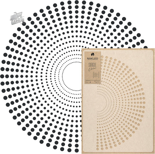 Stencil mandala grande cm - mandala,