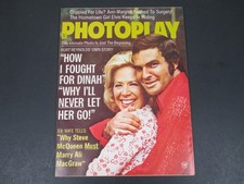 PHOTOPLAY MAGAZINE DECEMBER 1972 BURT REYNOLDS DINAH SHORE