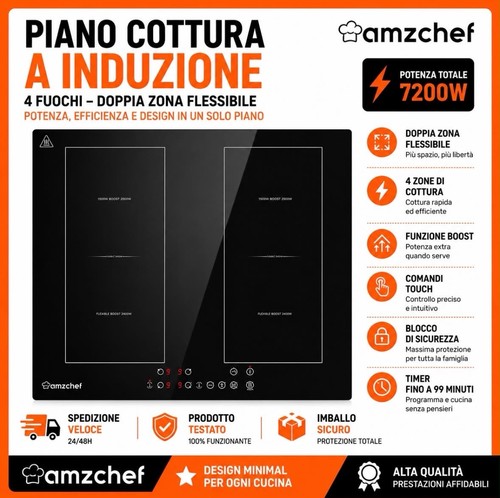 Amzchef piano cottura - cottura, a