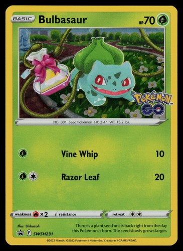 Bulbasaur swsh231 pokemon - swsh231,