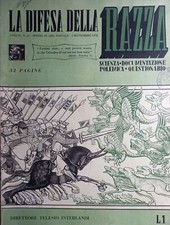 La difesa della razza - anno