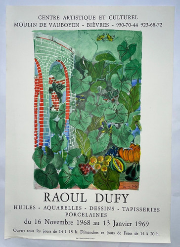 Raoul dufy 1968 affiche - 1968,
