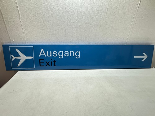 Insegna smaltata aeroporto