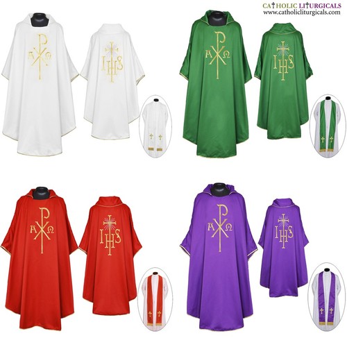 Set casule stole gotiche - e,