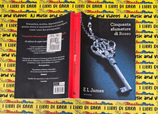 Book libro CINQUANTA SFUMATURE DI ROSSO E.L.James MONDADORI OMNIBUS 2012 (B51)