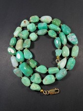 Collana crisoprasio argento