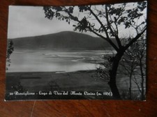 20124) VITERBO RONCIGLIONE LAGO DI VICO LACUS MONTE CIMINO VIAGGIATA PANORAMA