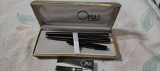  Omas 362 White Metal Fountain