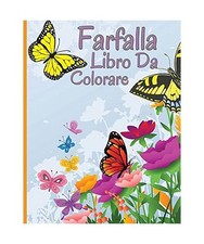 Libro da colorare farfalla