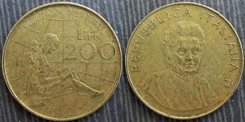 Italy 200 lire 1980 - lire,