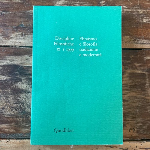 Discipline filosofiche - discipline, 9/1