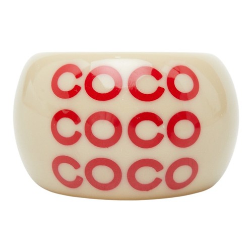 Anello chanel plastica - in, con