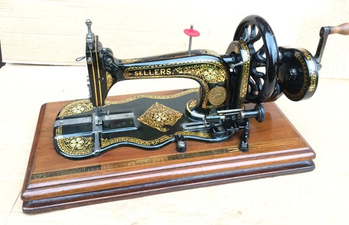 Sellers fiddle base hand - fiddle, crank