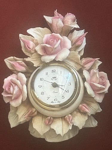 Orologio vintage capodimonte - vintage,