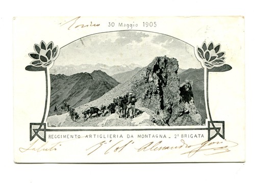 Alpini cartolina reggimento - alpini,