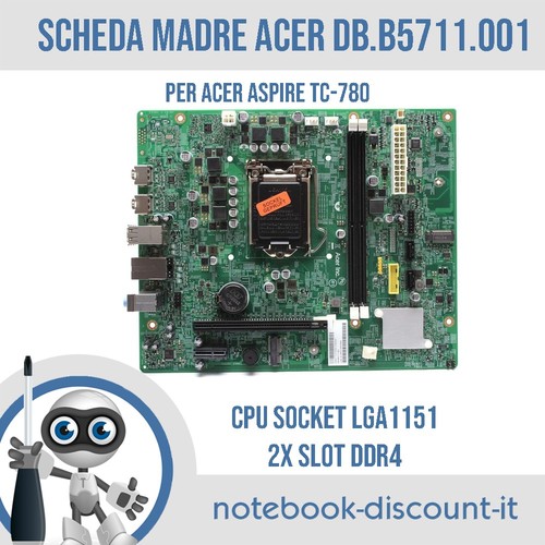 Scheda madre acer b5711 001 - scheda, db.b5711.001
