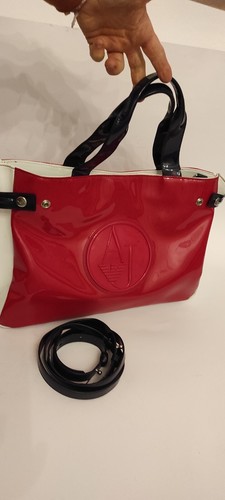 Armani jeans borsa vernice - ,