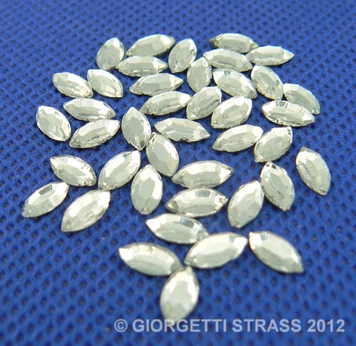 Strass ovali chicco 100pz 4mm - strass,