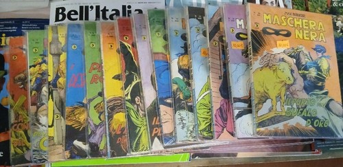 Fumetti maschera nera rari - nera, "