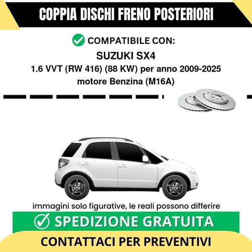 Coppia dischi freno - coppia, posteriori