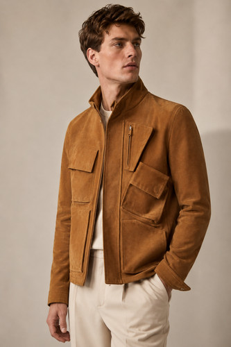 Giacca pelle uomo vera - pelle,