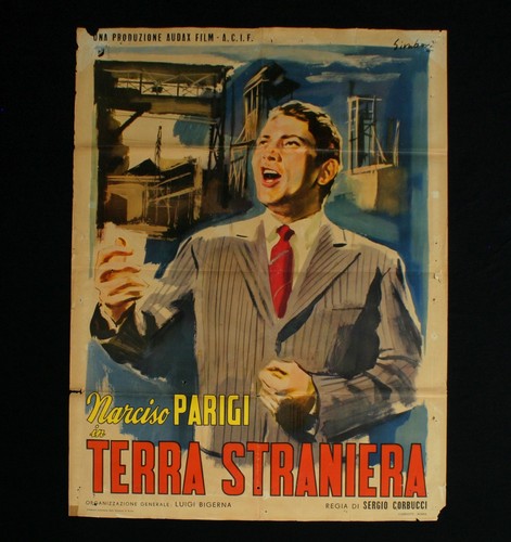 Terra straniera manifesto - straniera,