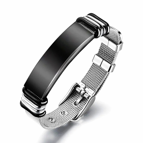 Bracciale uomo acciaio - acciaio, inox