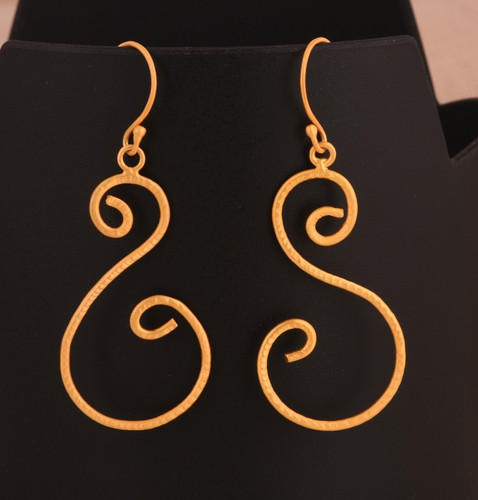 Orecchini design placcati - design,