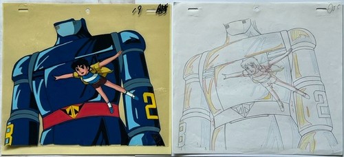 Anime cel genga tetsujin go - anime, 28