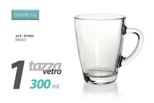 Tazza mug bicchiere - mug, vetro