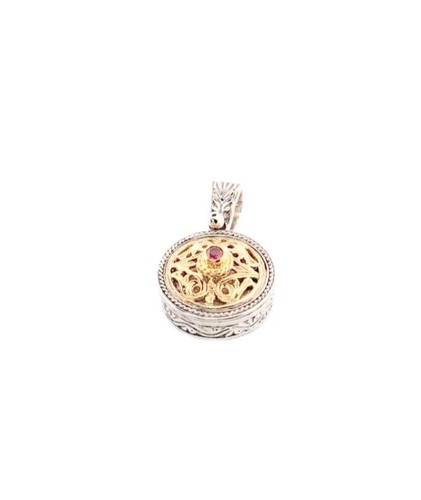 Ciondolo placcato argento - , e