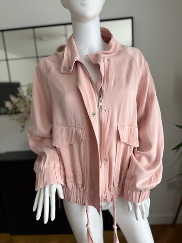 Giacca bomber zara flowy rosa - bomber,