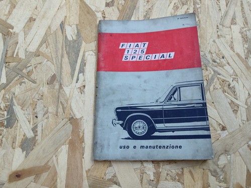 Uso manutenzione fiat 125 - e,