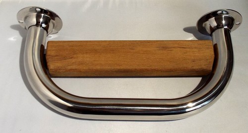 Scala legno acciaio - legno, inox