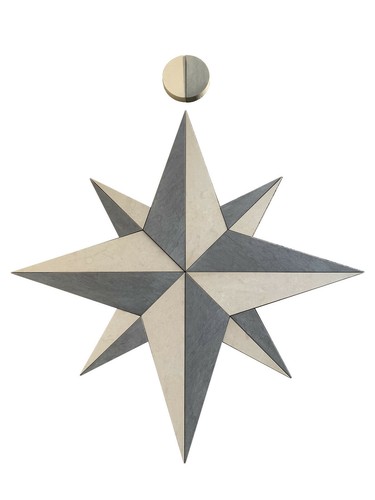 Rosa dei venti marmo - in,