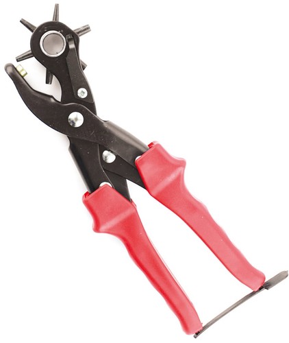 Pinza fustellatrice leva per - pinza, a