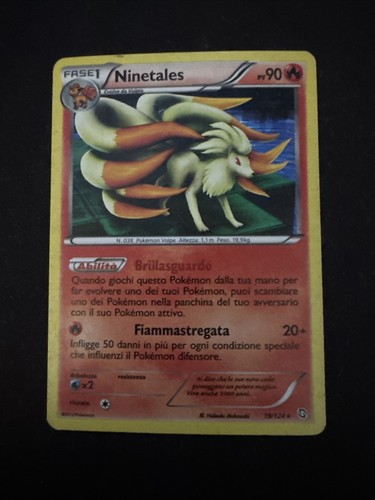 Carta pokemon ninetales - pokemon, 19/124