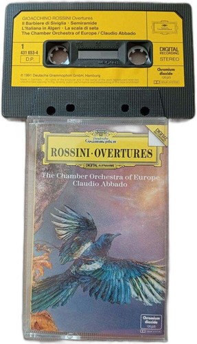 Audio rossini overtures - k7,