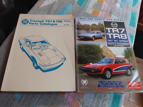 Triumph tr7 tr8 catalogo - triumph,