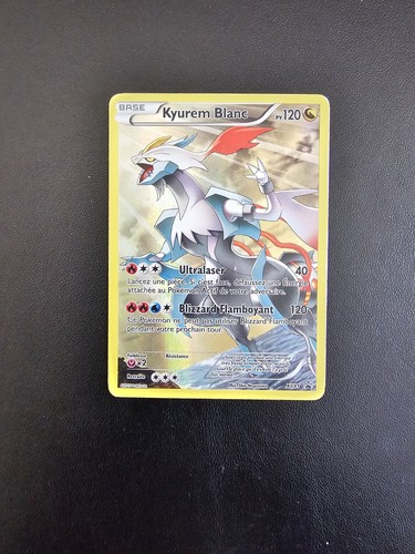 Carte pokémon kyurem - pokémon, blanc