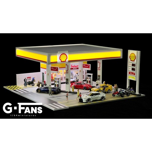 Diorama pressofuso auto - 1/64,