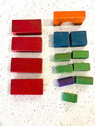 Blocchi legno colorati - blocchi,