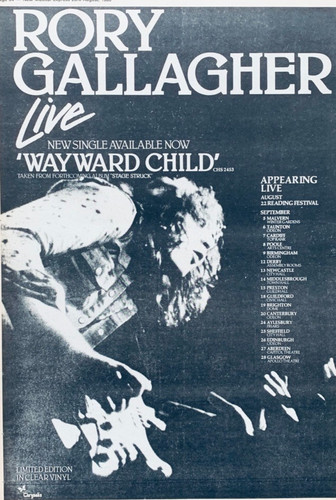 Rory gallagher 1980 - 1980, originale