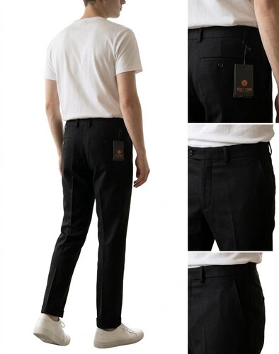 Pantalone uomo elegante nero - uomo,