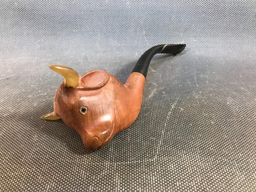 Antica pipa tabacco legno - pipa, a