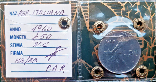 50 lire 1960 vulcano - ,